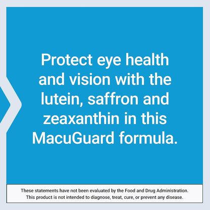 Life Extension MacuGuard Ocular Support with Saffron – Eye Health Supplement for Healthy Vision – with Lutein, Meso-zeaxanthin, zeaxanthin, Saffron – Gluten-Free, Non-GMO – 60 softgels | Eye Health Supplement for Healthy Vision with Lutein, Meso-Zeaxanthi
