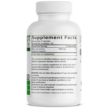 Bronson Maca Root Extra Lepidium Meyenii, Non-GMO, 90 Vegetarian Capsules