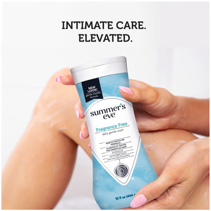 Summer's Eve Fragrance Free Gentle Daily All Over Feminine Body Wash