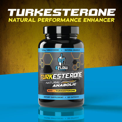 eFlow Nutrition Turkesterone (500 mg) Ajuga Turkestania Extract Complexed
