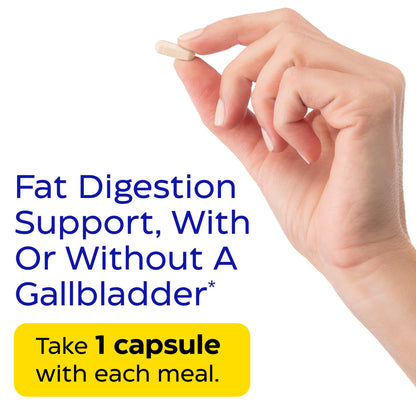 Enzymedica Lypo Gold - Protease, Amylase & Lipase Digestive Enzymes for Women & Men, Enzyme Supplement for Fat Digestion, Gut Health & Gallbladder Support, Helps Gas & Bloating, Gluten Free - 60 Caps