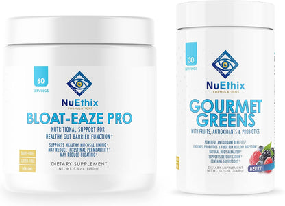 NuEthix Formulations Gourmet Greens and Bloat-Eaze Pro Bundle