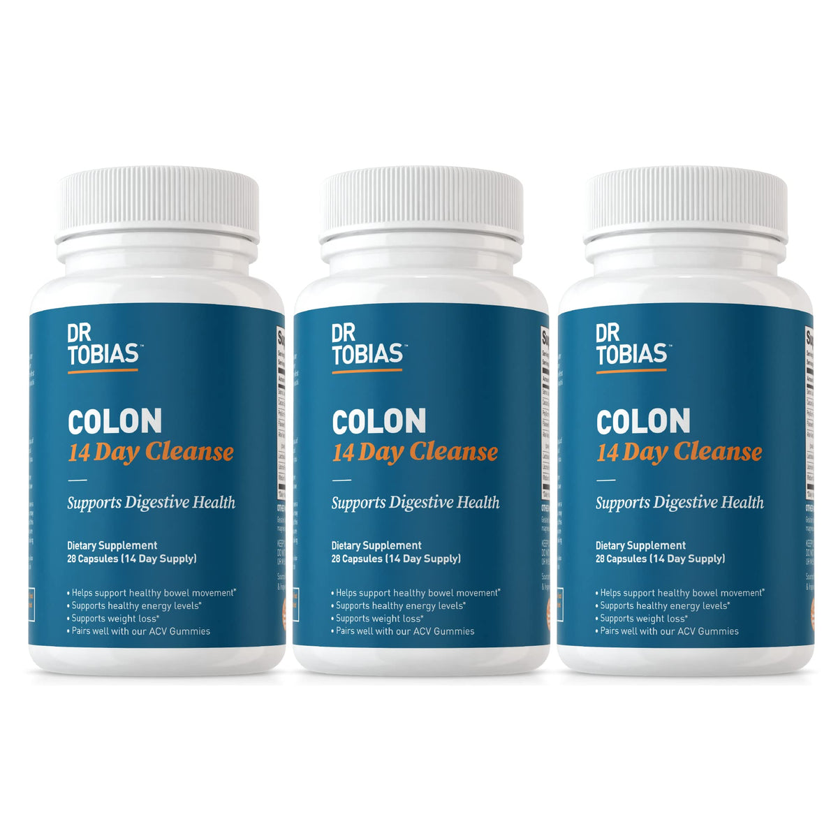 Dr. Tobias Colon 14 Day Cleanse, Advanced Gut Cleanse Detox 28 Capsules