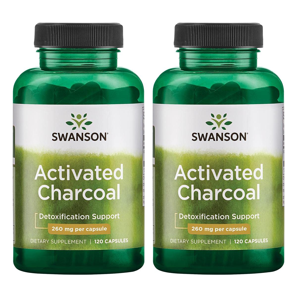Swanson Activated Charcoal - Natural Supplement Supporting Healthy Absorption - Helps 