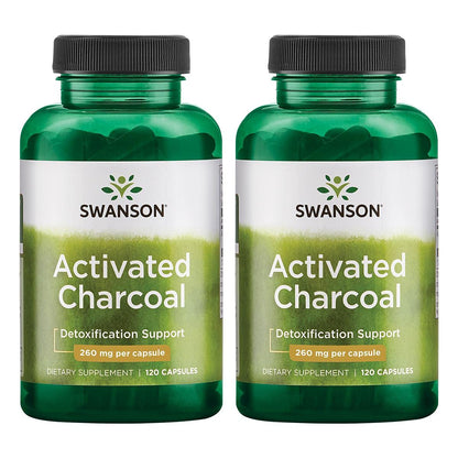 Swanson Activated Charcoal - Natural Supplement Supporting Healthy Absorption - Helps 