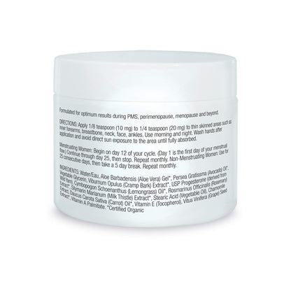 Organic Excellence Feminine Balance Therapy - USP Bio-Identical Progesterone Cream - 2 oz