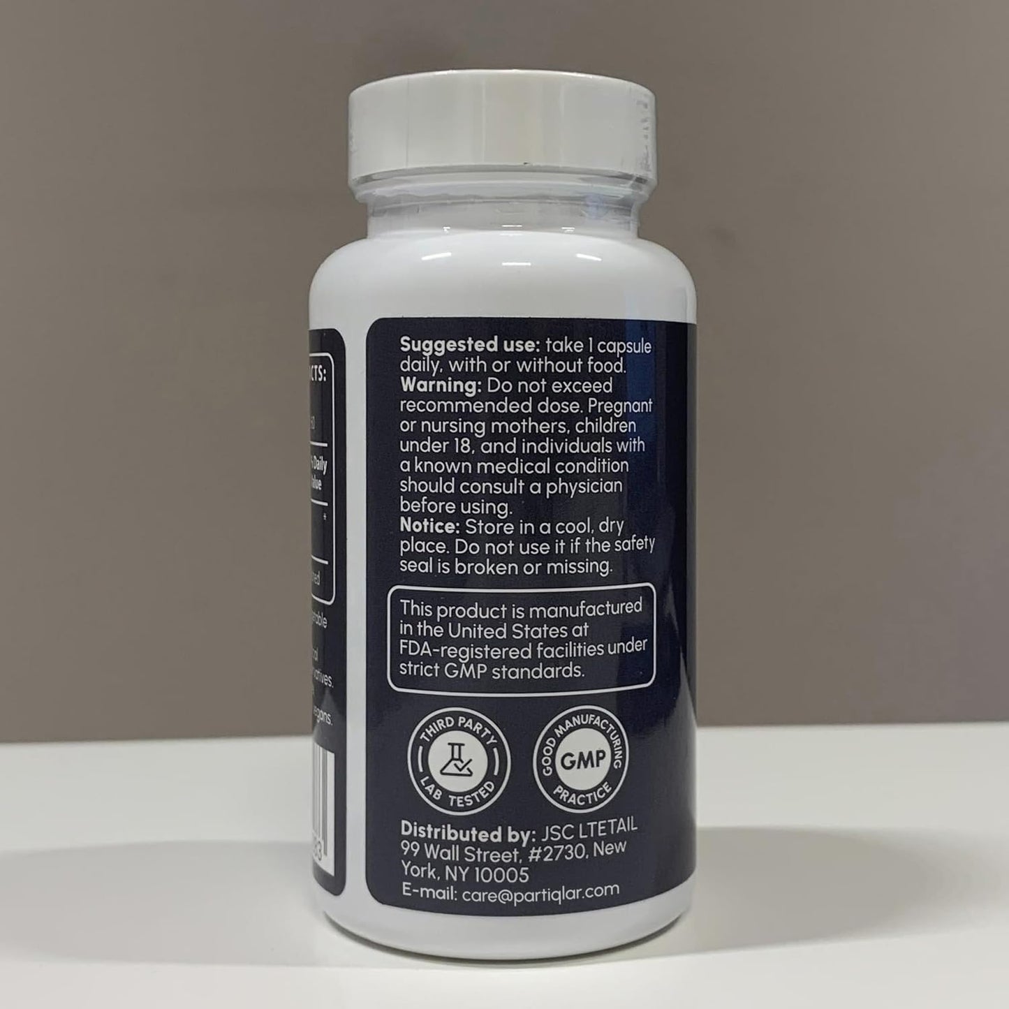 partiQlar NR Supplement - High Purity Nicotinamide Riboside Capsules - NAD+ Booster for Anti-Aging, Cellular Energy & Repair - Alternative to NMN - 60 Veggie Capsules