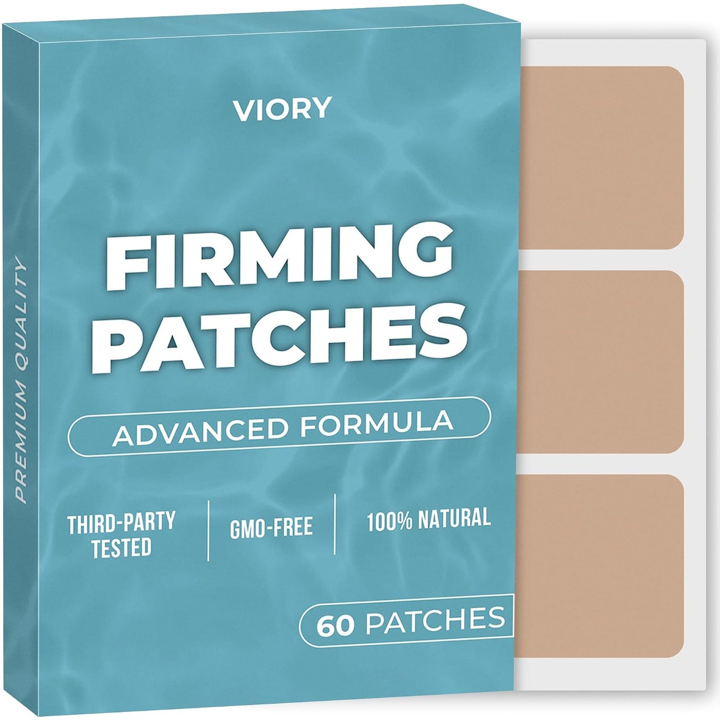 B12 Firming Patches (Pack of 60) - 100% Natural Patch for Women and Men | Energy, Focus & Body Support, Enhanced Formula