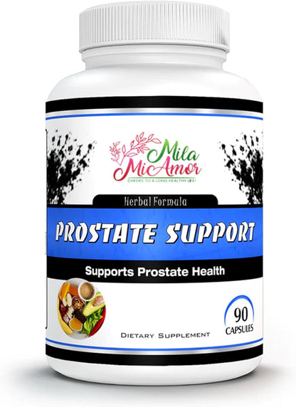 Prostate Support Supplement for Men | Saw Palmetto, Beta-Sitosterol, Reishi & Nettle | Supports Urinary Flow, Complete Bladder Emptying & Restful Sleep – 90 Capsules | Herbal Formula