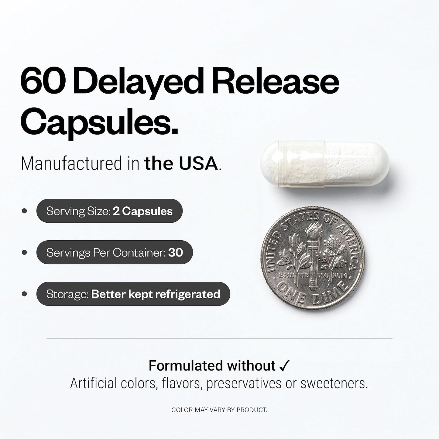 Supersmart Lactobacillus Rhamnosus GG 10 Billion CFU per Day (LGG Probiotic with Inulin) - L. Rhamnosus Supplement | Non-GMO & Gluten Free - 60 DR Capsules