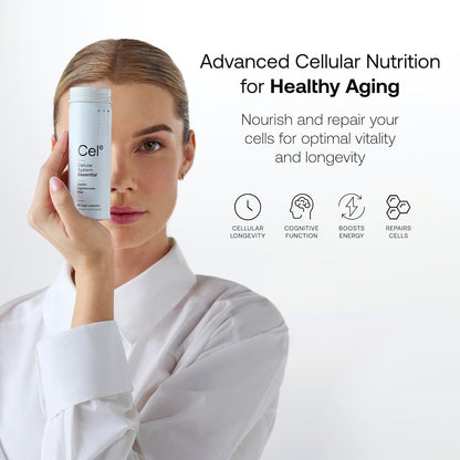 SRW Cel Essential | Wellness Supplement for Healthy Aging and Longevity | Supports Energy, Mental Performance + Muscle Health | 17 Vitamins & Minerals | Suitable for All Ages | 60 Capsules