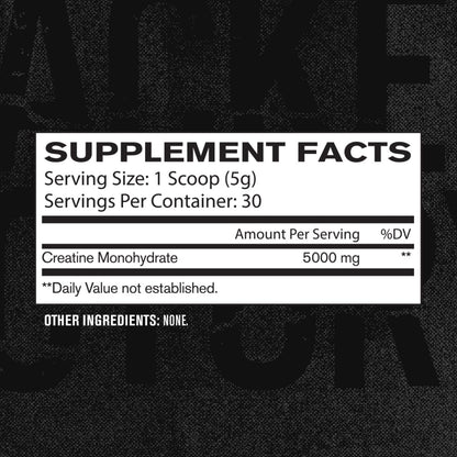 Jacked Factory Creatine Monohydrate Powder 150g - Creatine Supplement for Muscle