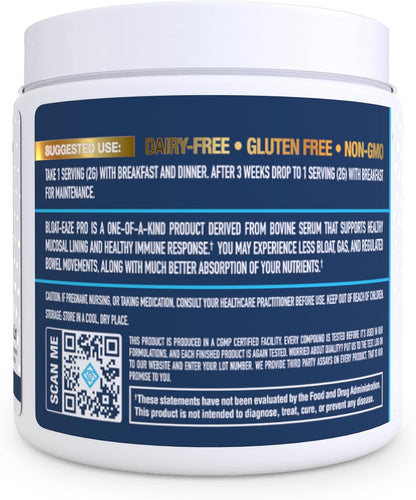 NuEthix Formulations Bloat Eaze Pro Support for Gut Barrier Function Dietary Supplement, 60 Servings