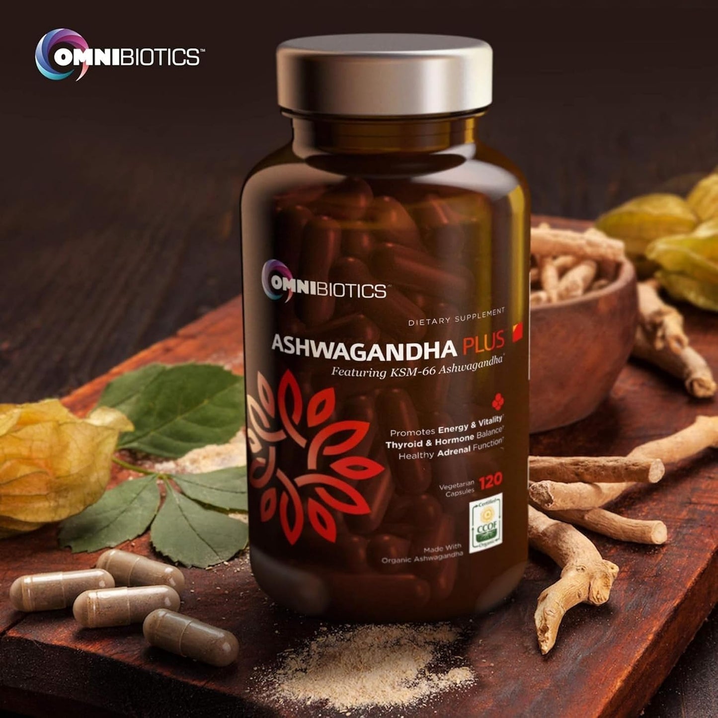 OmniBiotics Ultimate Daily Multivitamin + Ashwagandha Root Supplement