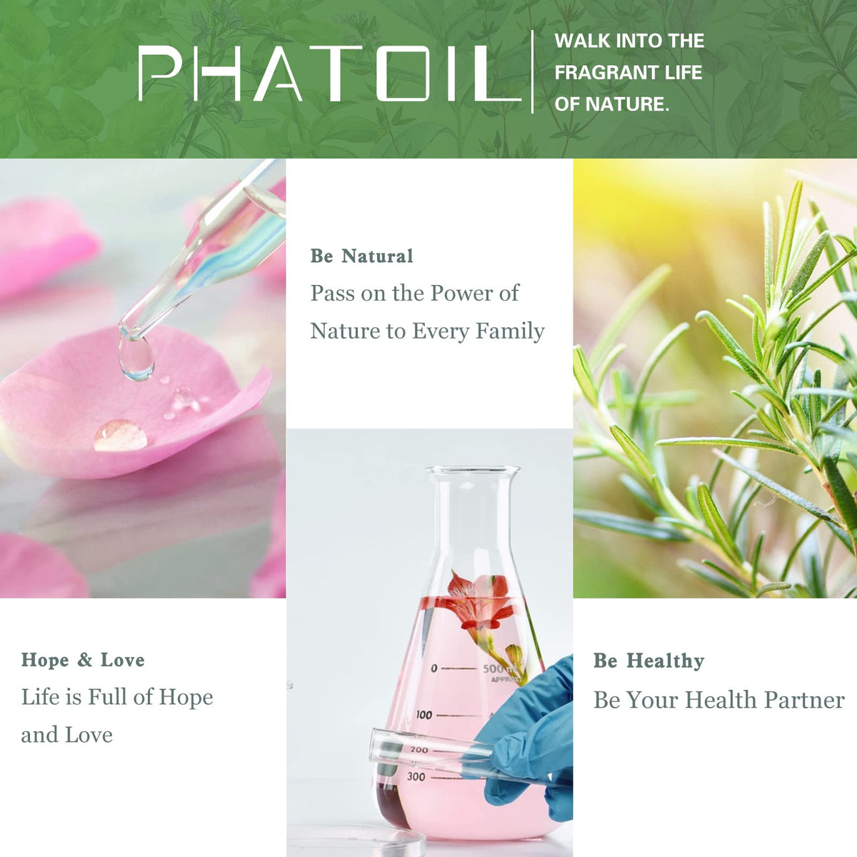PHATOIL 100ML Chamomile Essential Oil - 3.38FL.OZ Essential Oils for Diffusers for Home