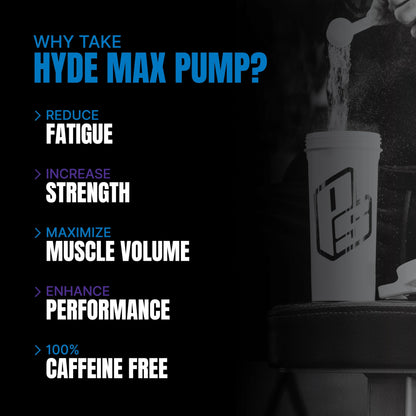 PROSUPPS Hyde Max Pump Pre Workout for Men and Women - Nitric Oxide Supplement