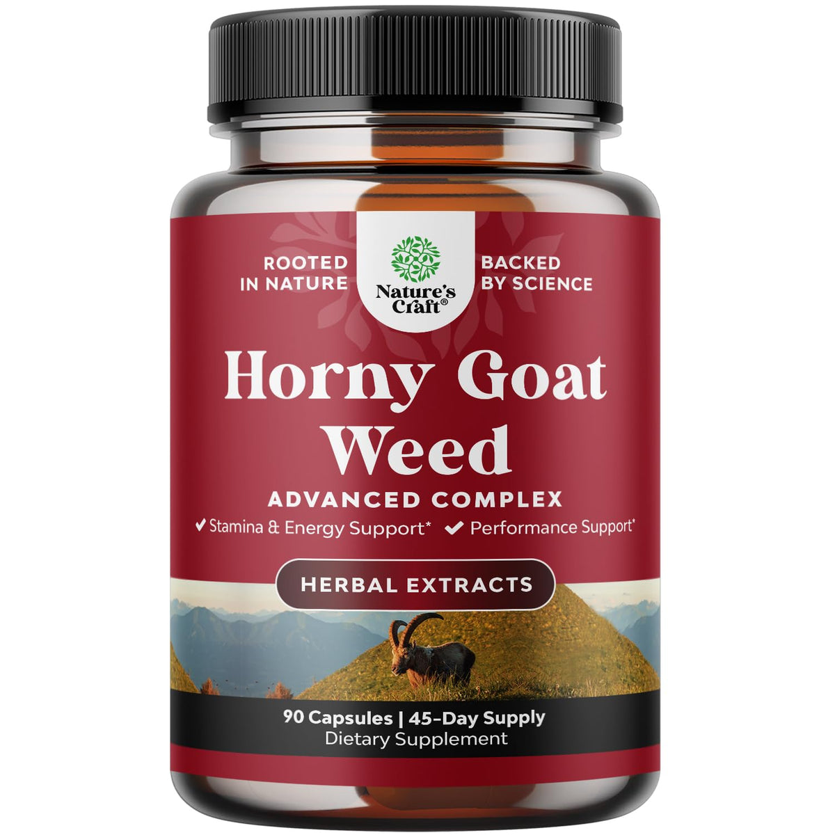 Horny Goat Weed for Male Enhancement - Extra Strength Horny Goat Weed for Men 