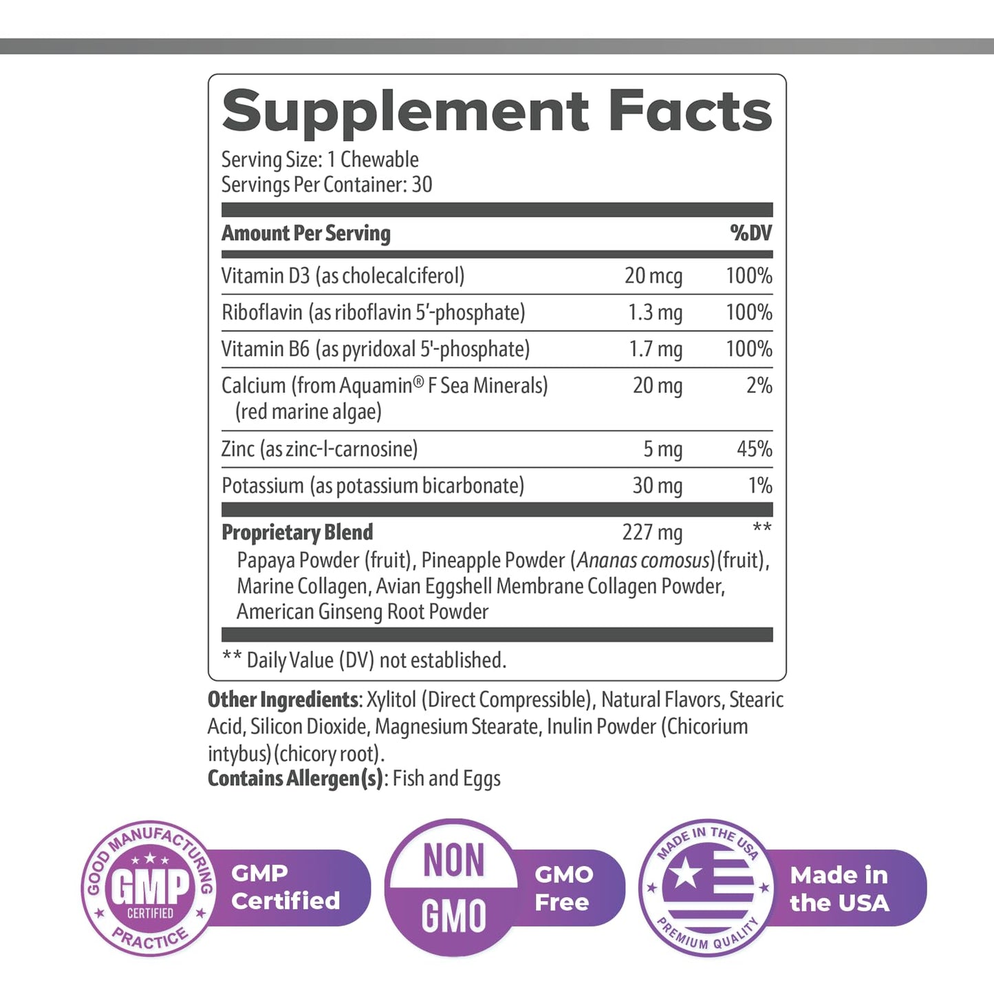VertiAid – Vitamins, Minerals & Botanical Chewables – 30 Ct, 1 Month Supply | Vitamins, minerals & botanicals | Non-GMO, No Stimulants, Made in USA | Chewable daily tablet