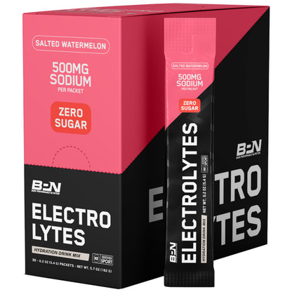 BARE PERFORMANCE NUTRITION BPN Electrolytes Hydration Drink Mix | Sugar Free Electrolyte Powder | 500mg Sodium per Serving | Naturally Sweetened | Lemon Lime, 50 Servings | Zero Sugar, 500mg Sodium per Serving, Naturally Sweetened