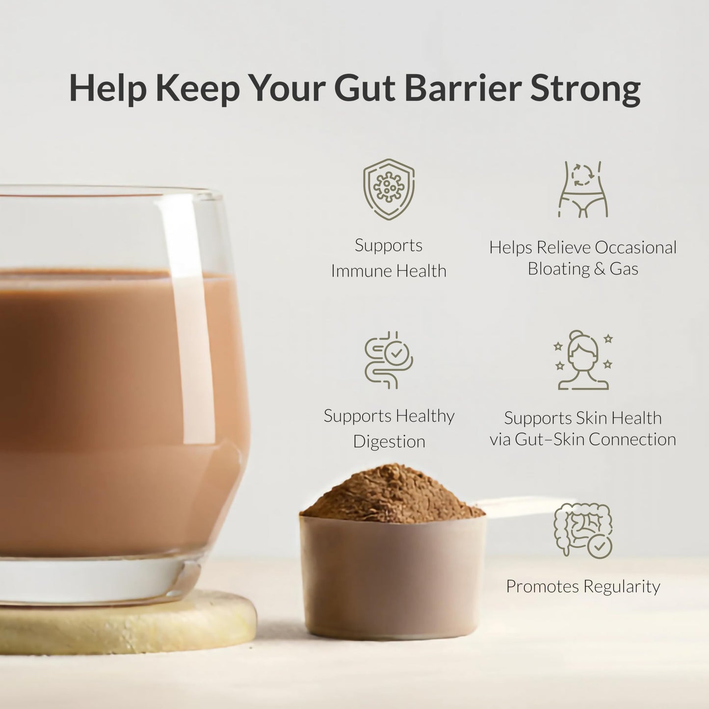 Microbiome Breakthrough™ Gut Support Powder – Vegetarian Vanilla – With Probiotics, Prebiotics, and IgY Max® – Source of L-Glutamine – Supports Digestive Comfort, Gas & Bloating Relief 30 Servings*