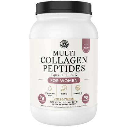 Advanced Collagen Complex Powder – VERISOL®, FORTIBONE®, & FORTIGEL® for Hair, Skin, Bone & Joint Support – Clinically Studied Ingredients – Grass-Fed Hydrolyzed Collagen Peptides – 30 Servings