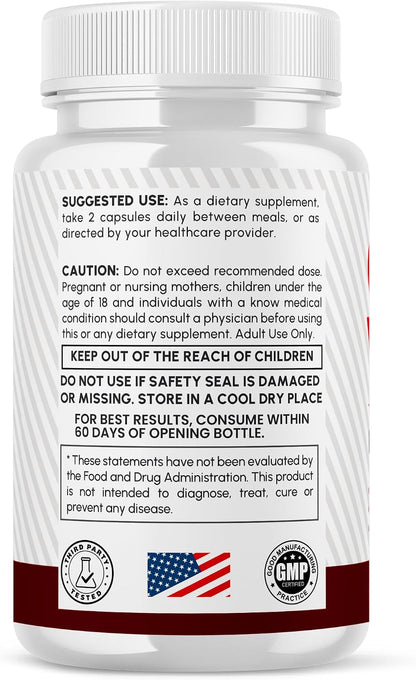 Glyco Vista Capsules, GlycoVista Blood Optimizer Supplement (60 Capsules)
