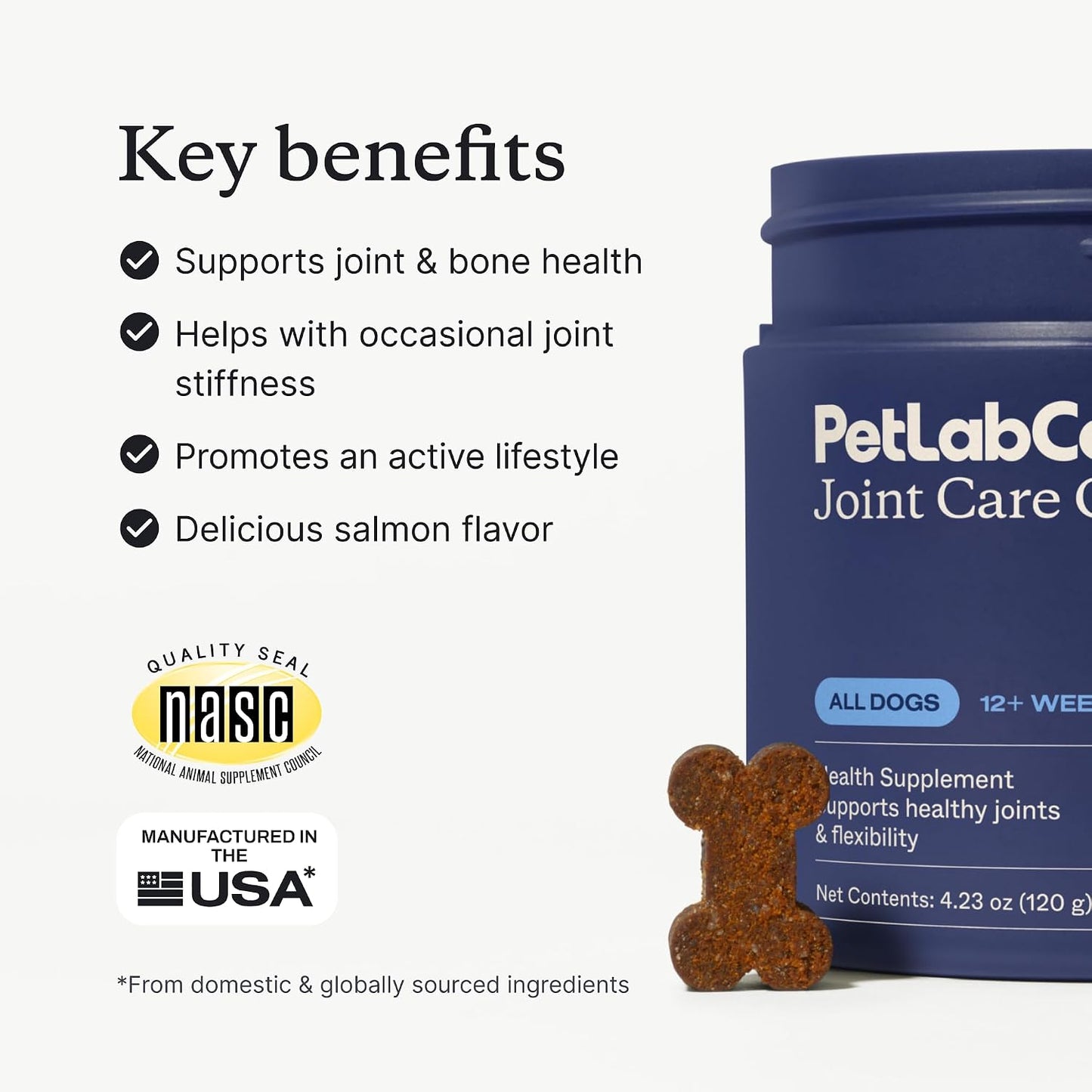 PetLab Co. – Breath & Joint Bundle: Dental Powder for an Effortless Clean in 1 Scoop for Large Dogs & Joint Care Chews for Dogs Supporting Mobility & Occasional Joint Stiffness