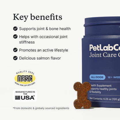 PetLab Co. – Breath & Joint Bundle: Dental Powder for an Effortless Clean in 1 Scoop for Large Dogs & Joint Care Chews for Dogs Supporting Mobility & Occasional Joint Stiffness