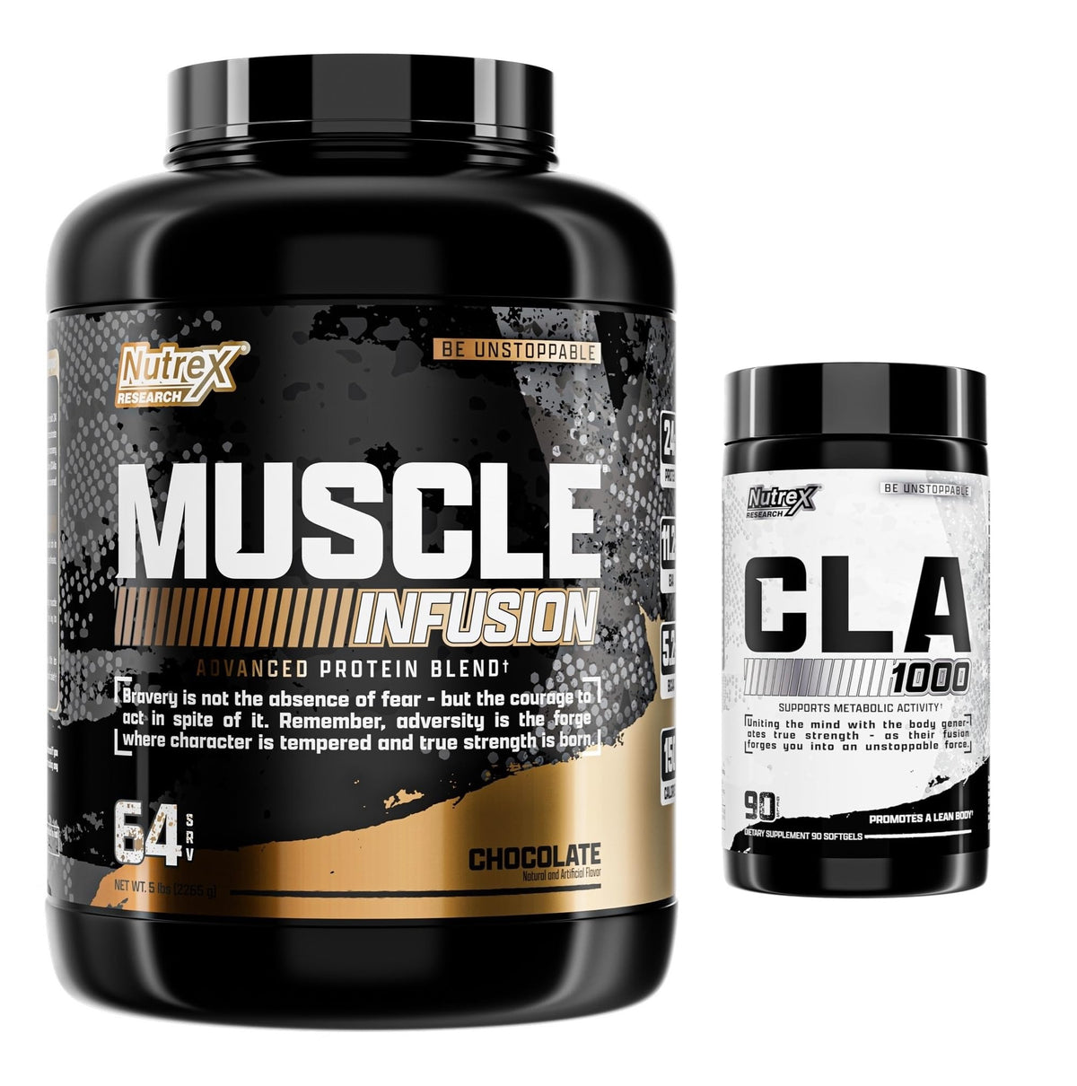 Nutrex Research Whey Protein Powder, Chocolate Muscle Infusion - and Bundle 90 Soft 