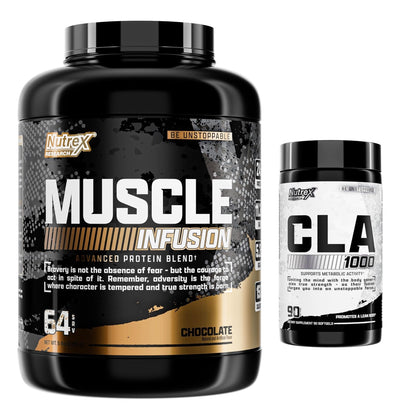 Nutrex Research Whey Protein Powder, Chocolate Muscle Infusion - and Bundle 90 Soft 