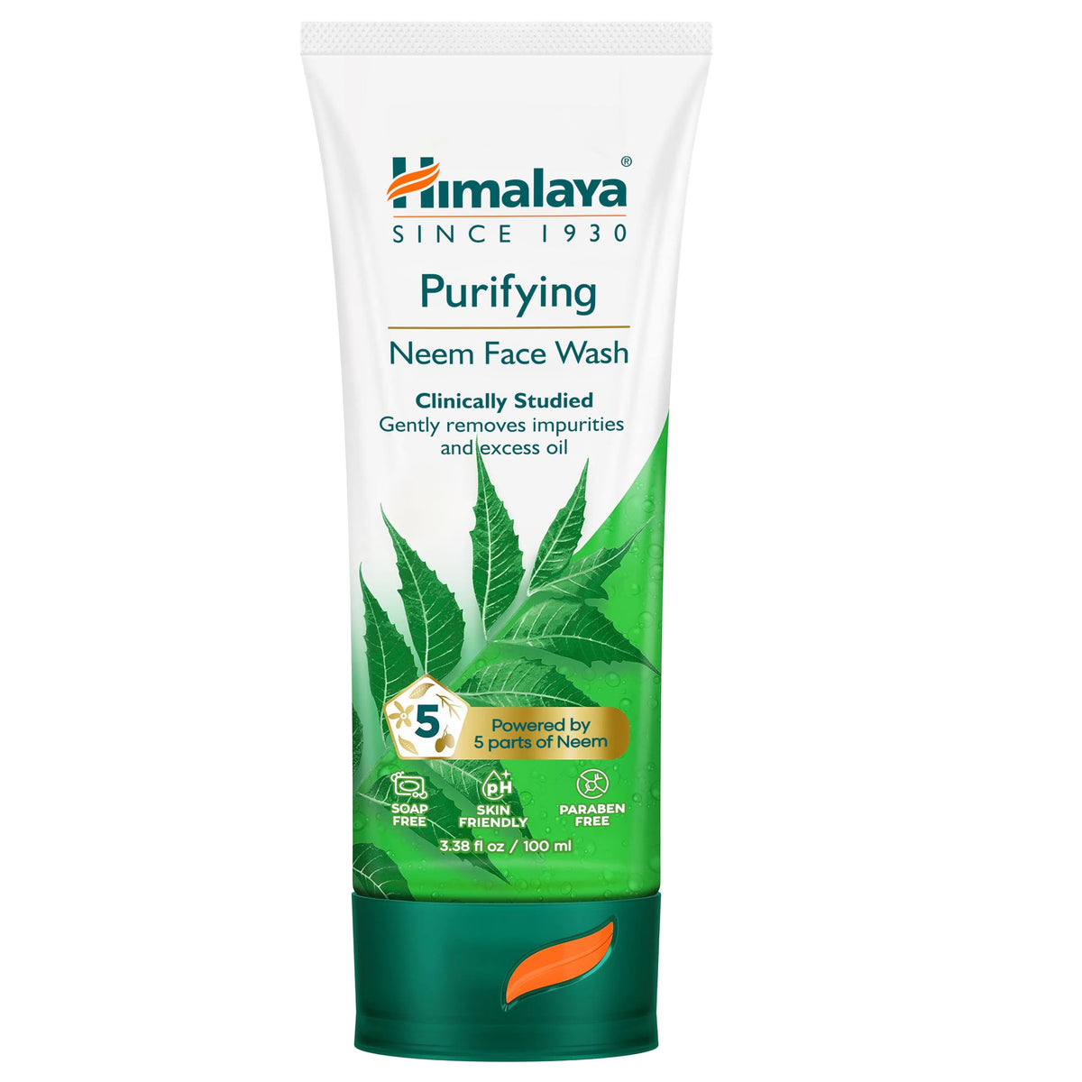 Himalaya Purifying Neem Face Wash With Neem & Turmeric, 5.07 oz, 2 Pack