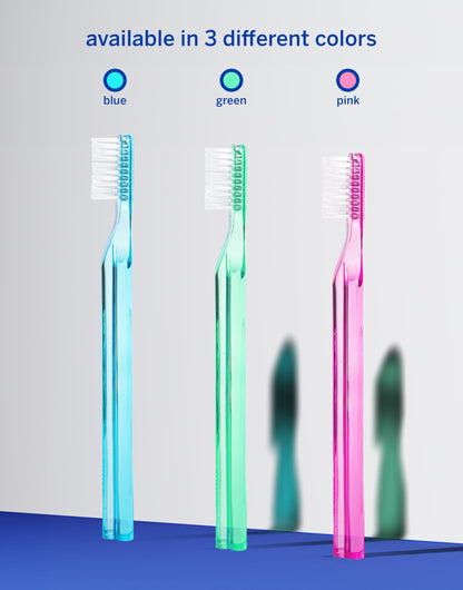 Supersmile New Generation 45° Toothbrush, Clear, Soft Dupont® Bristles