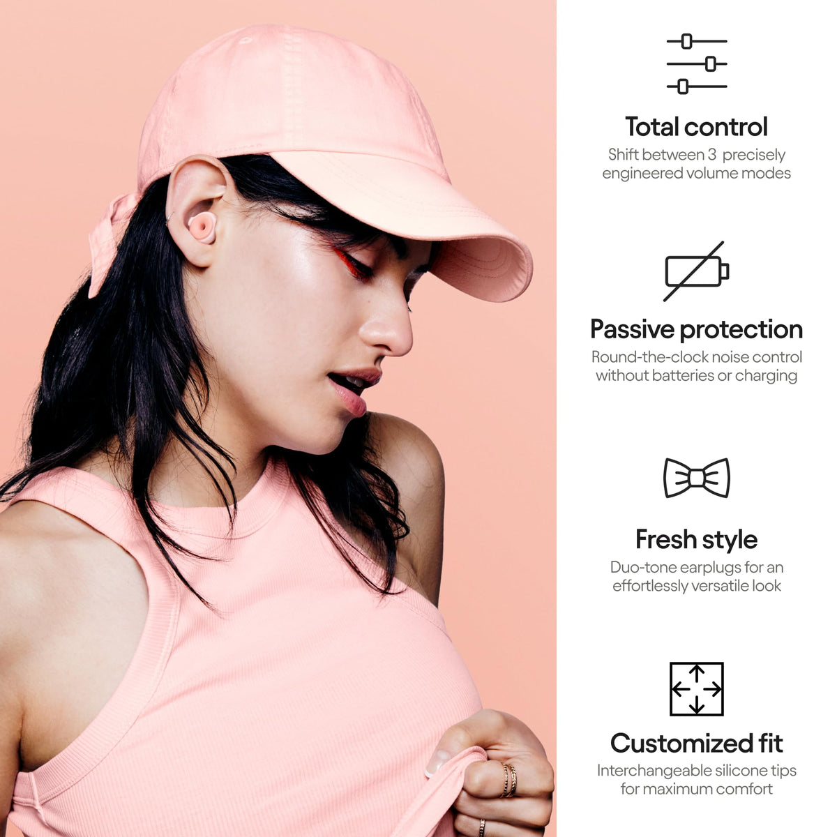 Loop Switch Earplugs – Multi-Mode Noise-Reducing Earplugs | Adjustable Passive