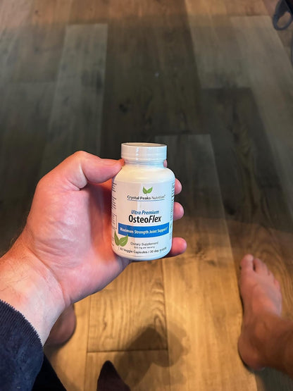 Organic Curcuminoids Osteoflex - Natural Turmeric & Bioperine for Optimal Absorption and Maximum Joint Support. 60 Capsules, 30-Day Supply
