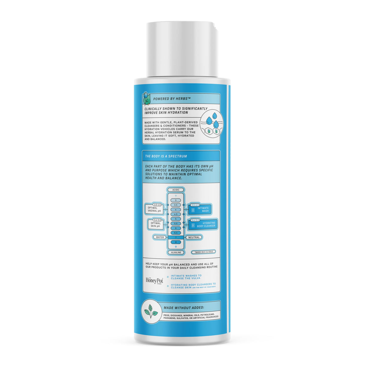 The Honey Pot Company - Body Wash for Women - Coconut Shea Hydrating Body Cleanser