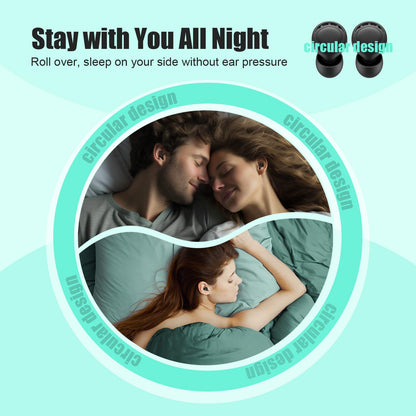 Ear Plugs for Sleeping Noise Reduction, Beinkap Reusable Earplugs Hearing Protection