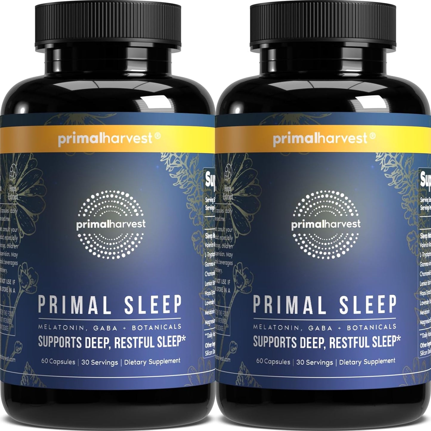 Primal Harvest Sleep - Daily Supplement, Gluten & Dairy Free, for Men & Women