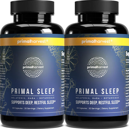 Primal Harvest Sleep - Daily Supplement, Gluten & Dairy Free, for Men & Women