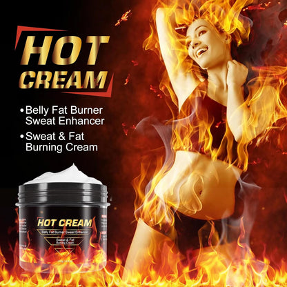 Sweat Cream for Skin, Natural Workout Enhaner Promotes Circulation for Targeted Areas, Support Muscle Warm-up & Skin Tightening, Enhance Exercise Effectiveness, Hot Swaet Cream for Women & Men