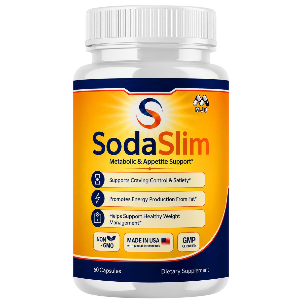Sodaslim capsules for Weight Management Soda Slim Pills 2-Pack 120 Capsules