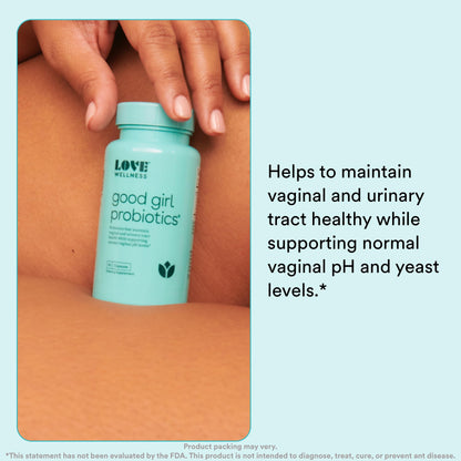 Love Wellness Vaginal Probiotics for Women, Good Girl Probiotics | pH Balance Supplement