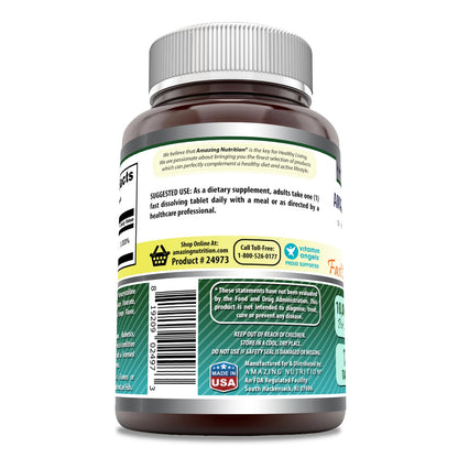 Amazing Formulas Biotin 10,000 mcg | Fast Dissolve Tablets | Non-GMO | Gluten Free Supplement | Made in USA (Strawberry, 60 Count)