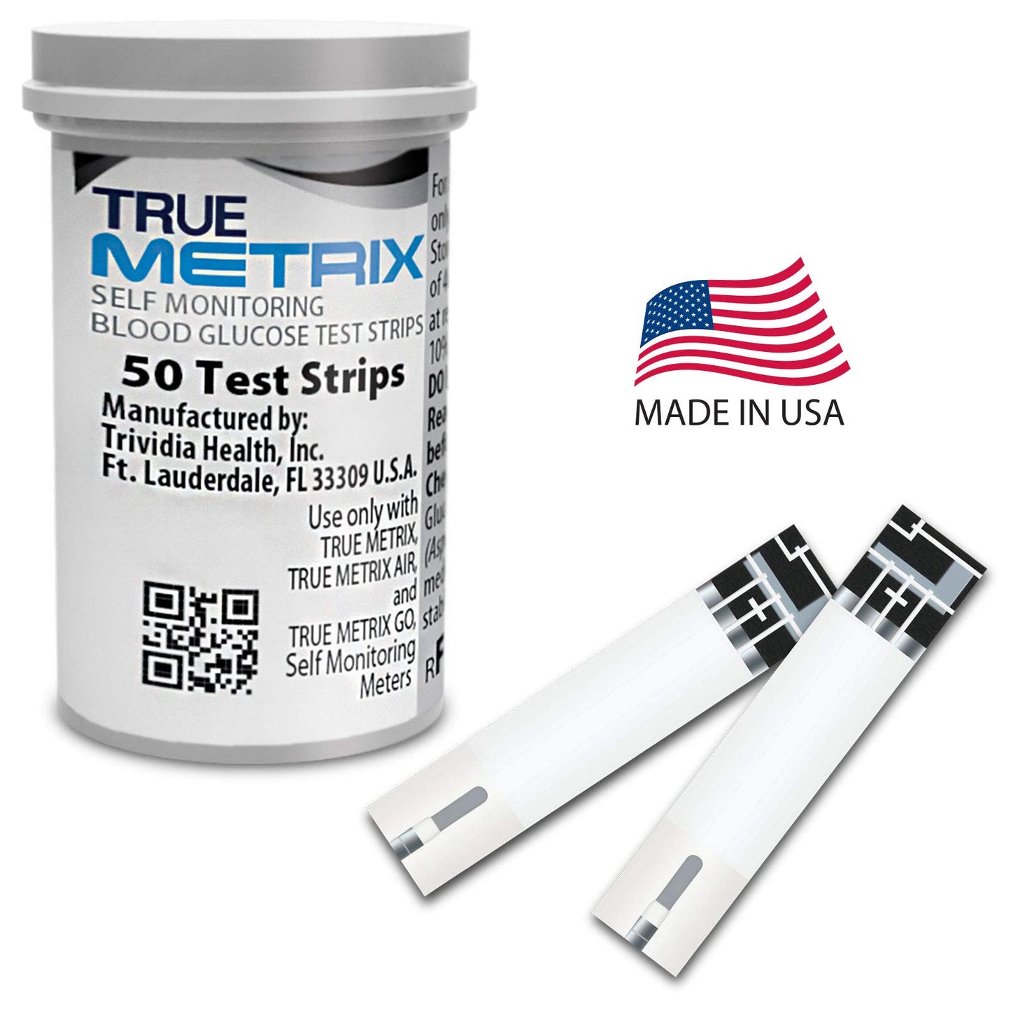 TRUE METRIX Self Monitoring Blood Glucose Test Strips, 100 Count | Blood Glucose Test Strips Compatible with TRUE METRIX Family of Self Monitoring Blood Glucose Meters, Value Pack