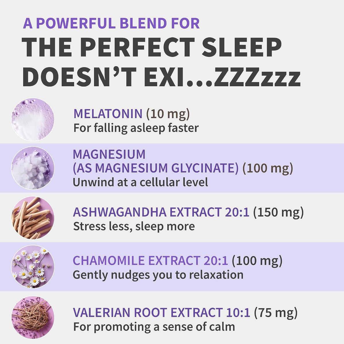 MedChoice 12-in-1 Melatonin 10mg Extra Strength Sleep Capsules, 90ct