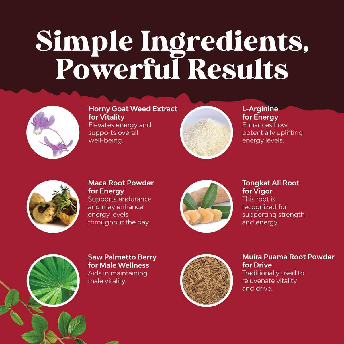 Horny Goat Weed for Male Enhancement - Extra Strength Horny Goat Weed for Men