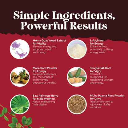 Horny Goat Weed for Male Enhancement - Extra Strength Horny Goat Weed for Men