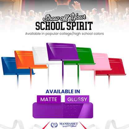 Manhasset Music Stand for Sheet Music - 48 Symphony Model - Long Lasting, Durable Manhasset Stand - Adjustable Height - 26" to 48" - Made in the USA