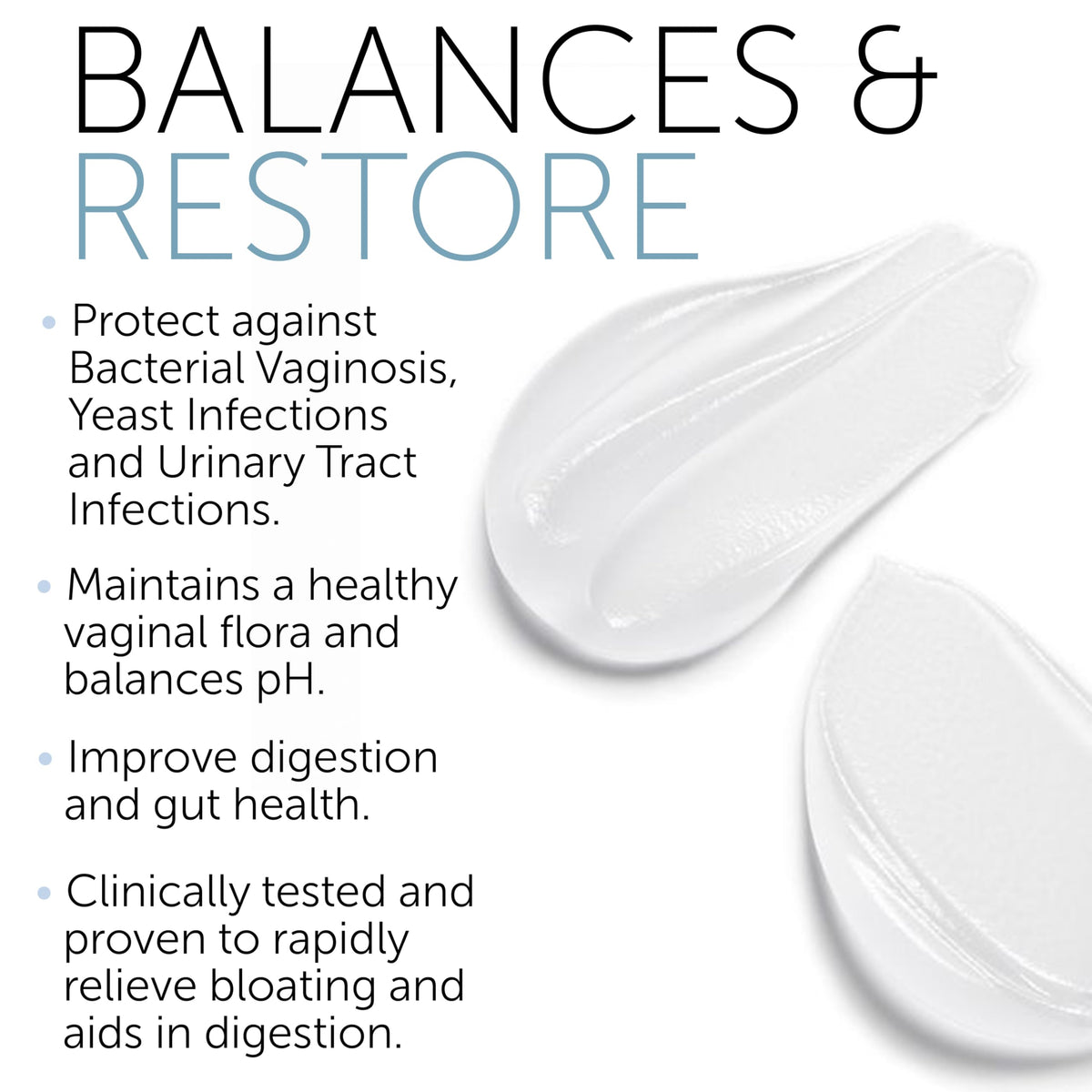 Vaginal Probiotic Gel | Yeast Infection & BV Treatment for Women | for Vaginal Odor Elimination