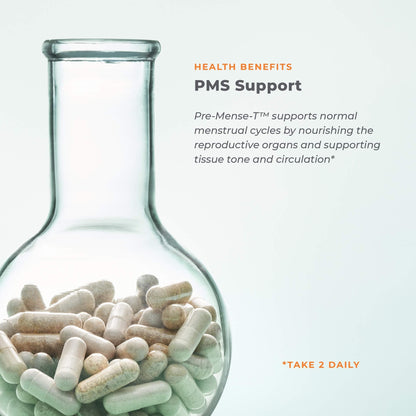 PreMense-T - PMS Relief Supplement - Ginger, Cramp Bark, Black Cohosh, Dong Quai, Chasteberry & Vitamin B6