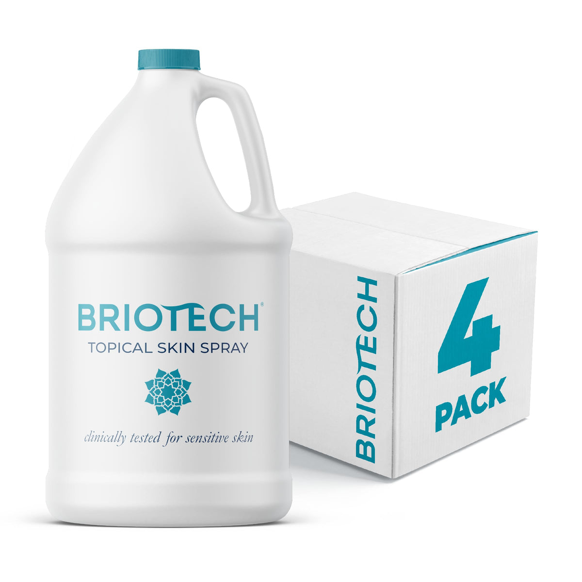 BRIOTECH Hypochlorous Acid Spray, Topical Skin Face & Body Mist, Support Irritations